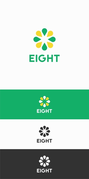 designdesign (designdesign)さんのレンタカーショップ「GREEN」と「８」を合わせたロゴ募集への提案