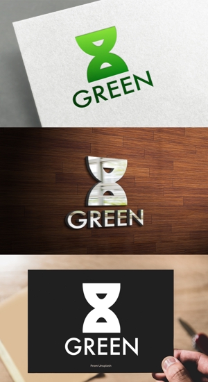 athenaabyz ()さんのレンタカーショップ「GREEN」と「８」を合わせたロゴ募集への提案
