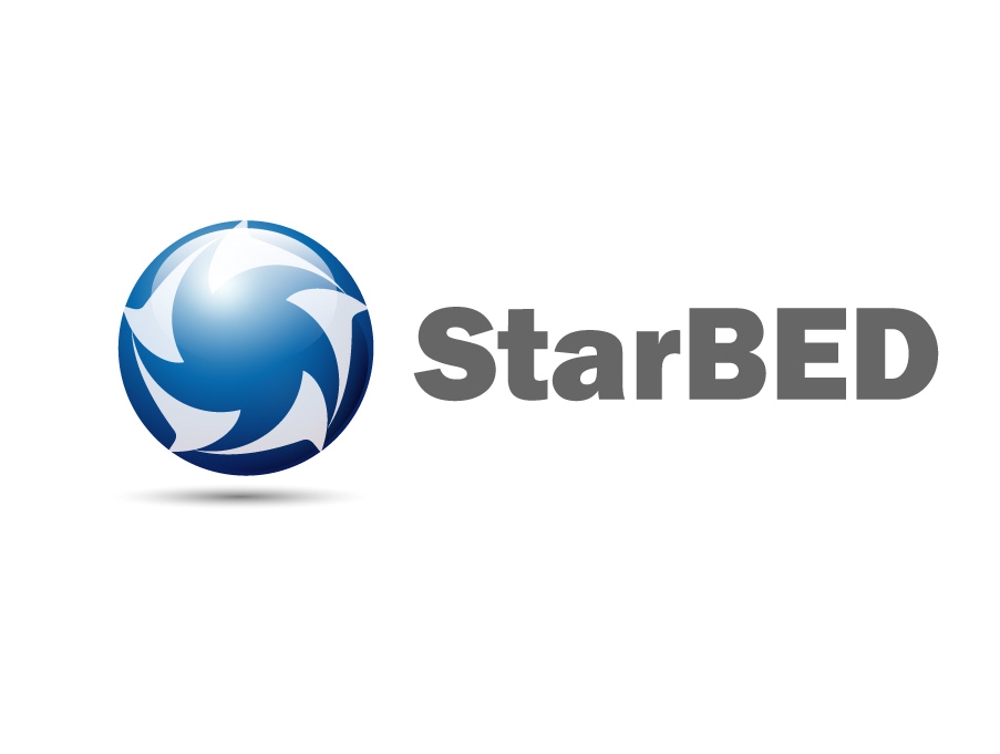 「StarBED」のロゴ作成