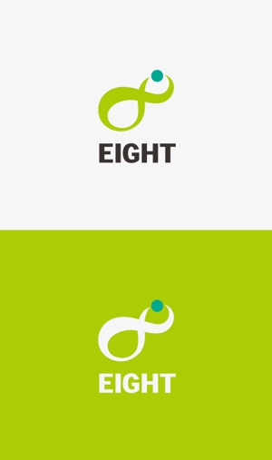 odo design (pekoodo)さんのレンタカーショップ「GREEN」と「８」を合わせたロゴ募集への提案