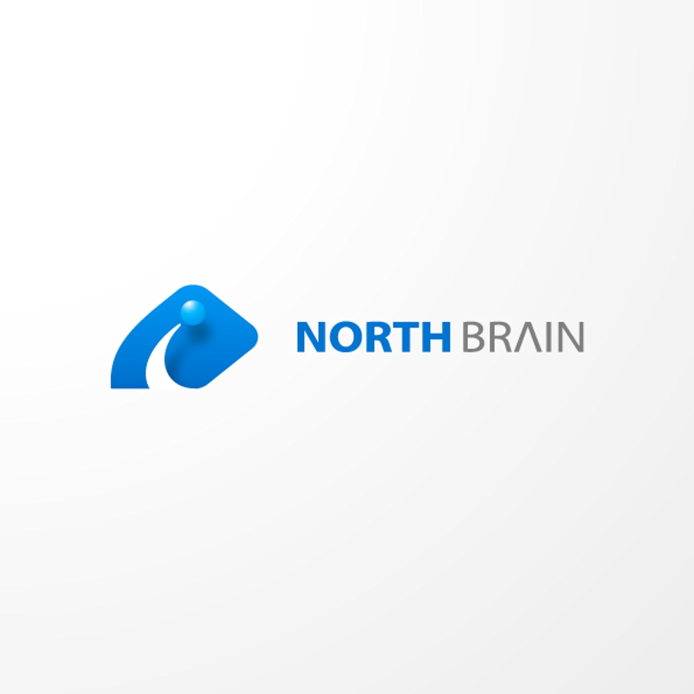 「NORTH BRAIN」のロゴ作成