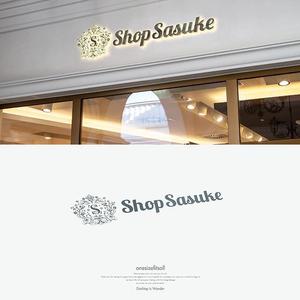 onesize fit’s all (onesizefitsall)さんのネットショッピング販売会社『Shop Sasuke』のロゴへの提案