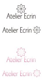 trim (Trim)さんのハンドメイド教室、Atelier  Ecrinのロゴへの提案