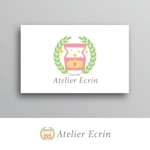 White-design (White-design)さんのハンドメイド教室、Atelier  Ecrinのロゴへの提案