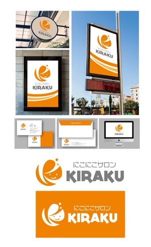 King_J (king_j)さんのリラクゼーションサロン  「にこにこサロン KIRAKU」 のロゴへの提案