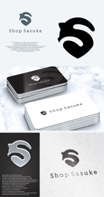 take5-design (take5-design)さんのネットショッピング販売会社『Shop Sasuke』のロゴへの提案