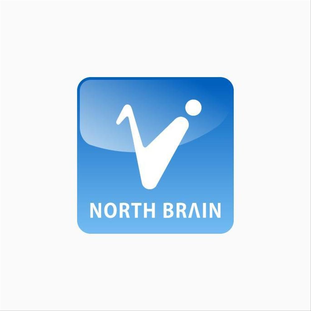 「NORTH BRAIN」のロゴ作成