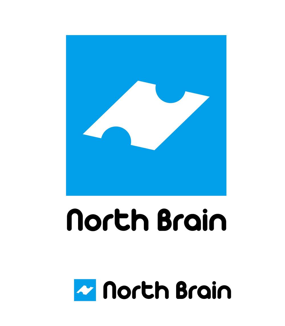 「NORTH BRAIN」のロゴ作成