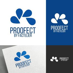 venusable ()さんのアパレルブランド ファクトリエの機能性衣料(撥水など防汚れ)の「PROOFECT」 のロゴデザインへの提案
