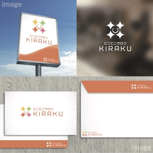oo_design (oo_design)さんのリラクゼーションサロン  「にこにこサロン KIRAKU」 のロゴへの提案