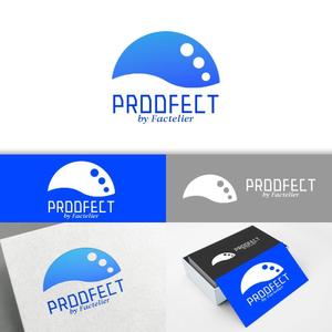 minervaabbe ()さんのアパレルブランド ファクトリエの機能性衣料(撥水など防汚れ)の「PROOFECT」 のロゴデザインへの提案
