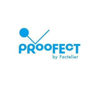 ATARI design (atari)さんのアパレルブランド ファクトリエの機能性衣料(撥水など防汚れ)の「PROOFECT」 のロゴデザインへの提案