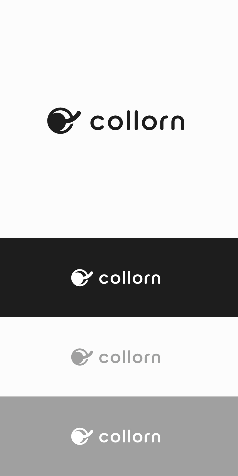 個人で運営するウェブメディア「collorn」のロゴ　