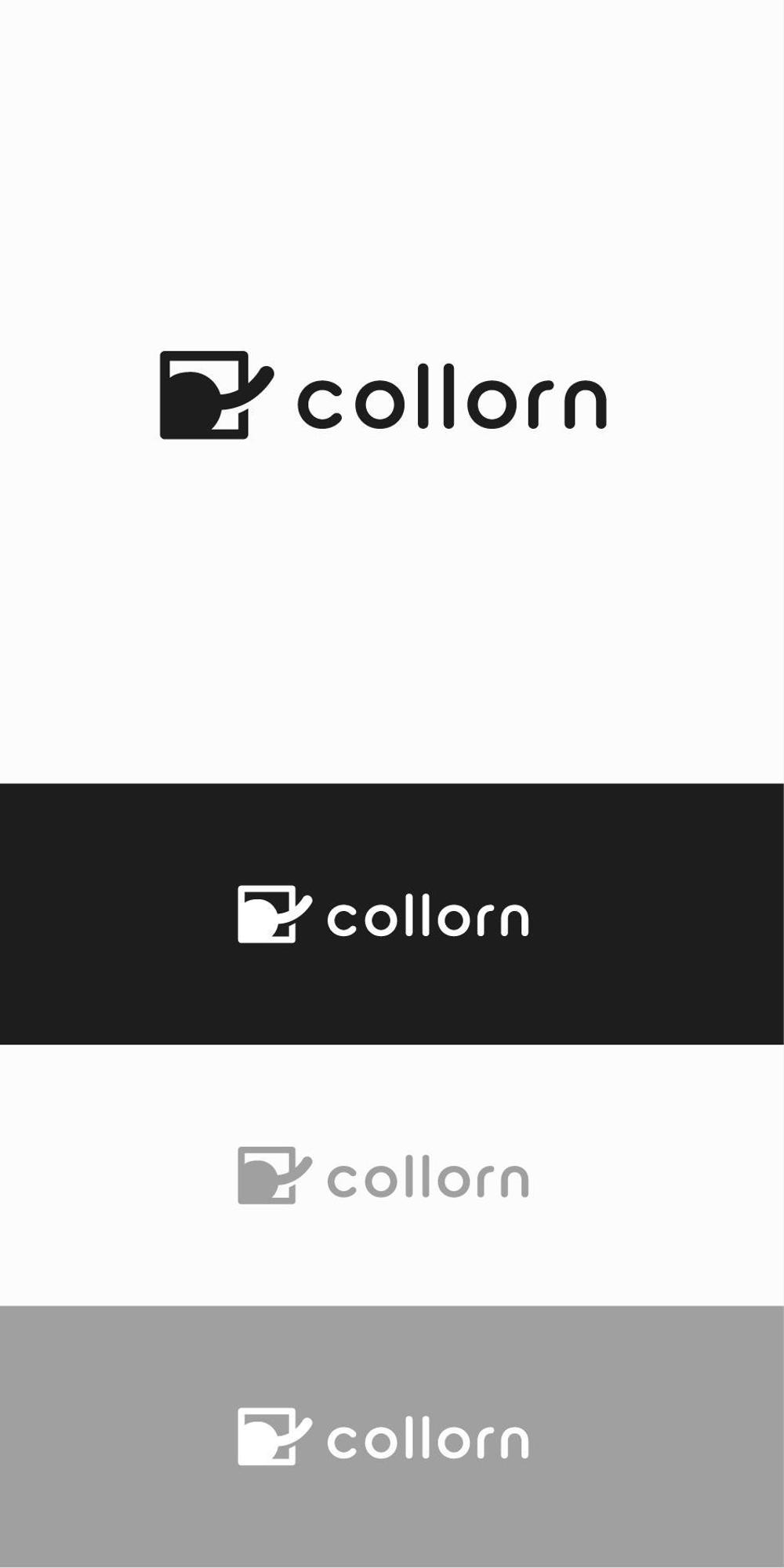 個人で運営するウェブメディア「collorn」のロゴ　