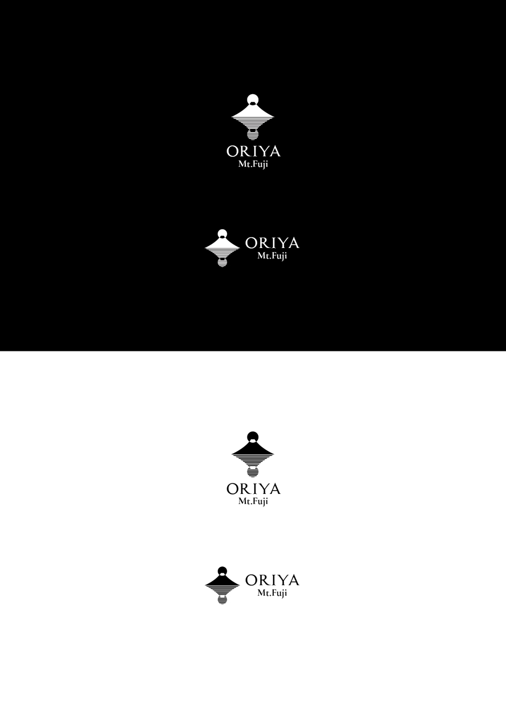 河口湖・富士山近辺の宿泊施設「ORIYA Mt.Fuji」のロゴ作成依頼