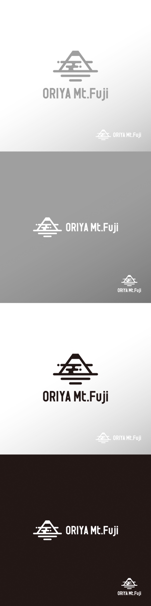 doremi (doremidesign)さんの河口湖・富士山近辺の宿泊施設「ORIYA Mt.Fuji」のロゴ作成依頼への提案