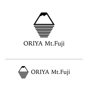 alphatone (alphatone)さんの河口湖・富士山近辺の宿泊施設「ORIYA Mt.Fuji」のロゴ作成依頼への提案