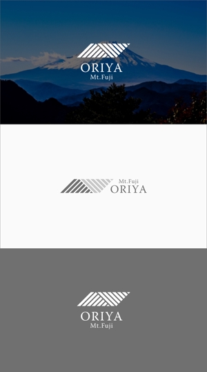 川島 (youhei_kawashima)さんの河口湖・富士山近辺の宿泊施設「ORIYA Mt.Fuji」のロゴ作成依頼への提案