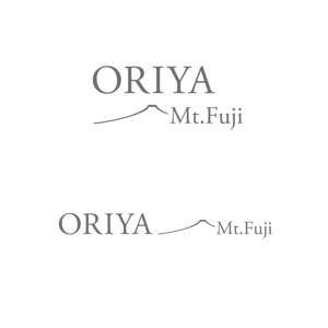 RISU (RISU)さんの河口湖・富士山近辺の宿泊施設「ORIYA Mt.Fuji」のロゴ作成依頼への提案