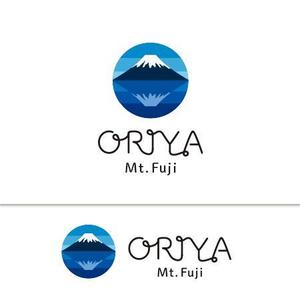 現 (utsutsu)さんの河口湖・富士山近辺の宿泊施設「ORIYA Mt.Fuji」のロゴ作成依頼への提案