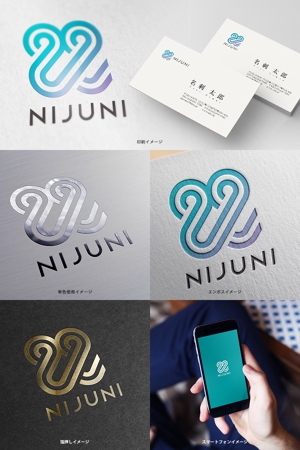 オリジント (Origint)さんのIT企業のロゴデザイン「NIJUNI Inc.」への提案