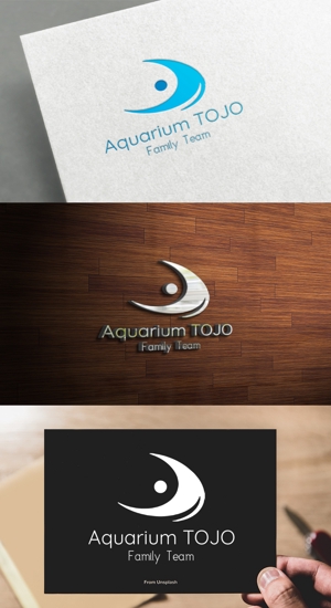 athenaabyz ()さんのレンタルアクアリウムの全国加盟店集団「Aquarium TOJO」のチームロゴ（商標登録予定なし）への提案