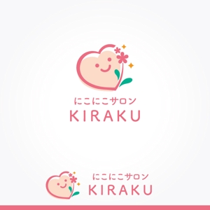 ふくみみデザイン (fuku33)さんのリラクゼーションサロン  「にこにこサロン KIRAKU」 のロゴへの提案