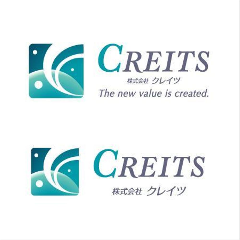 「CREITS」のロゴ作成