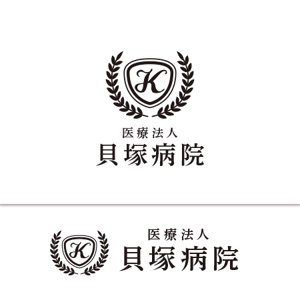 現 (utsutsu)さんの医療法人「貝塚病院」の病院ロゴと社章の制作への提案
