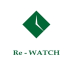 さんの高級時計買取業の屋号「Re-WATCH」のロゴ作成への提案