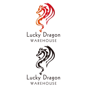 CHANA DESIGN (Chana)さんの「Lucky Dragon Warehouse」のロゴ作成への提案