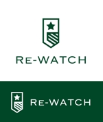 claphandsさんの高級時計買取業の屋号「Re-WATCH」のロゴ作成への提案