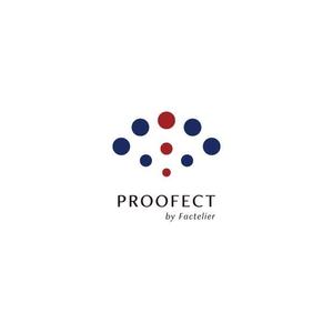 koma58 (koma58)さんのアパレルブランド ファクトリエの機能性衣料(撥水など防汚れ)の「PROOFECT」 のロゴデザインへの提案