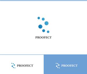 動画サムネ職人 (web-pro100)さんのアパレルブランド ファクトリエの機能性衣料(撥水など防汚れ)の「PROOFECT」 のロゴデザインへの提案