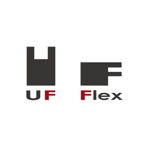 pochipochiさんの「UF （アーバンフラッツ）及び　Flex　（フレックス）　」のロゴ作成への提案