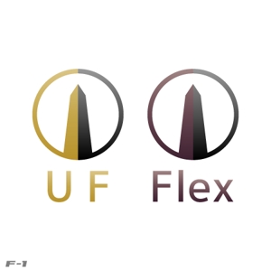 さんの「UF （アーバンフラッツ）及び　Flex　（フレックス）　」のロゴ作成への提案