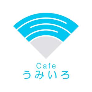chanlanさんの港のカフェ「cafeうみいろ」のロゴへの提案