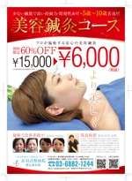 R・N design (nakane0515777)さんの美容鍼灸サロンのチラシデザイン-A4サイズへの提案