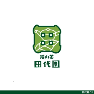 tori_D (toriyabe)さんの埼玉県のお茶屋さん「田代園」のロゴへの提案