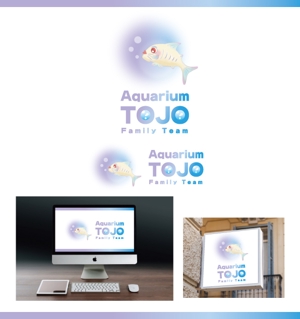サリー (merody0603)さんのレンタルアクアリウムの全国加盟店集団「Aquarium TOJO」のチームロゴ（商標登録予定なし）への提案