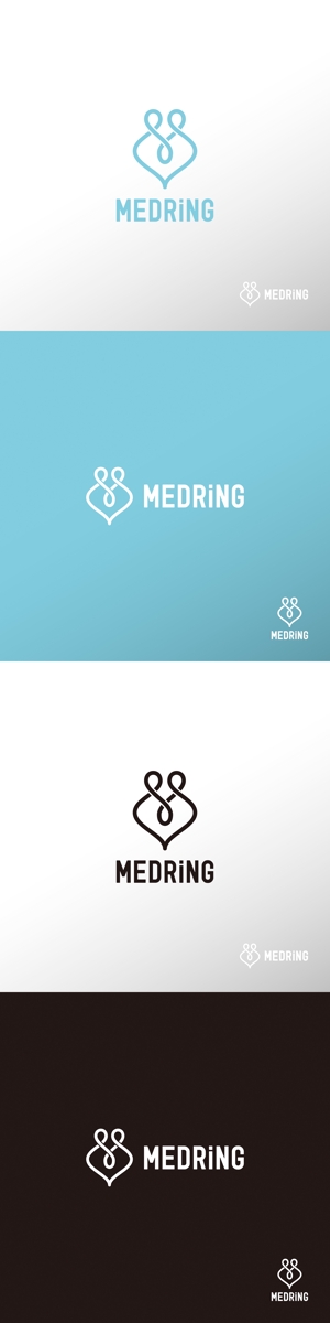 doremi (doremidesign)さんの次世代クリニックグループ「MEDRiNG」のロゴへの提案