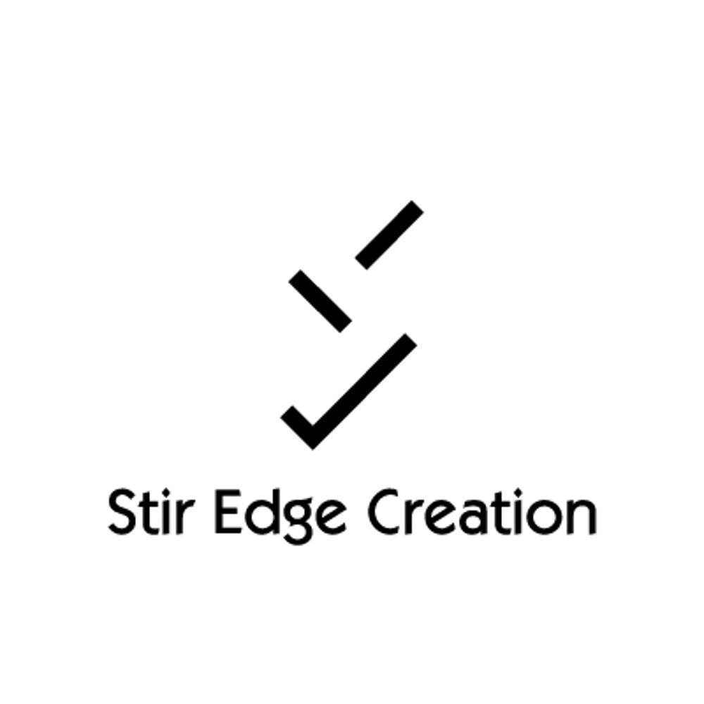 「Stir Edge Creation」のロゴ作成