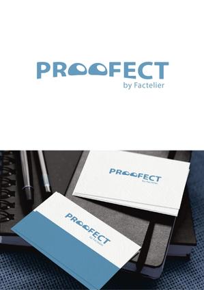 taka design (taka_design)さんのアパレルブランド ファクトリエの機能性衣料(撥水など防汚れ)の「PROOFECT」 のロゴデザインへの提案
