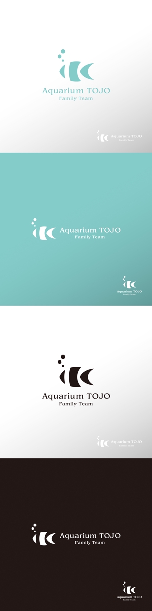 doremi (doremidesign)さんのレンタルアクアリウムの全国加盟店集団「Aquarium TOJO」のチームロゴ（商標登録予定なし）への提案