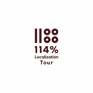 plantica (plantica)さんの外国人向けツアー『114% Localization Tour』のロゴへの提案