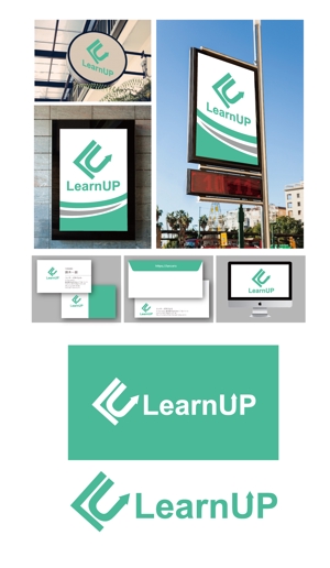 King_J (king_j)さんの学びを通じてキャリアアップを目指す人のためのWebメディア「LearnUp」のロゴ&ファビコンへの提案