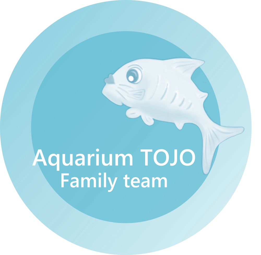 レンタルアクアリウムの全国加盟店集団「Aquarium TOJO」のチームロゴ（商標登録予定なし）