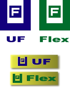 SUN DESIGN (keishi0016)さんの「UF （アーバンフラッツ）及び　Flex　（フレックス）　」のロゴ作成への提案