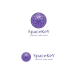  K-digitals (K-digitals)さんのホリスティックケアサロン「SpaceKeY」のロゴへの提案