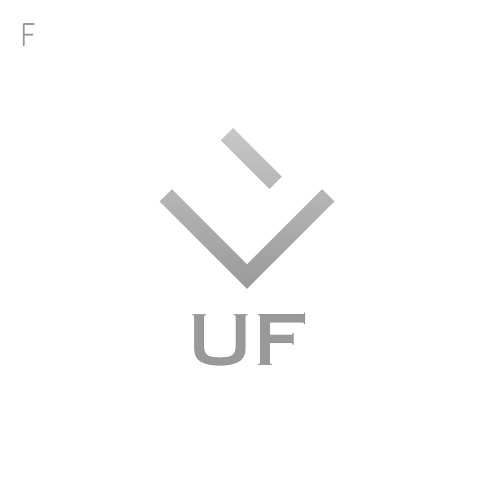 「UF （アーバンフラッツ）及び　Flex　（フレックス）　」のロゴ作成